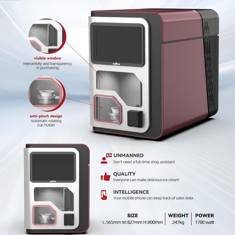 Scopri la nuova generazione di distributori automatici per gelati desktop