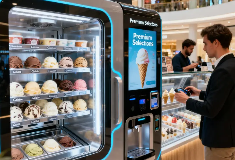 Dal soft serve al gelato: come i distributori automatici stanno espandendo le offerte premium