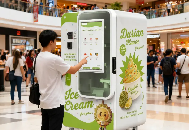 Smart Ice Cream Vending Machine Business: tecnologie di base, strategie operative e profittibilità