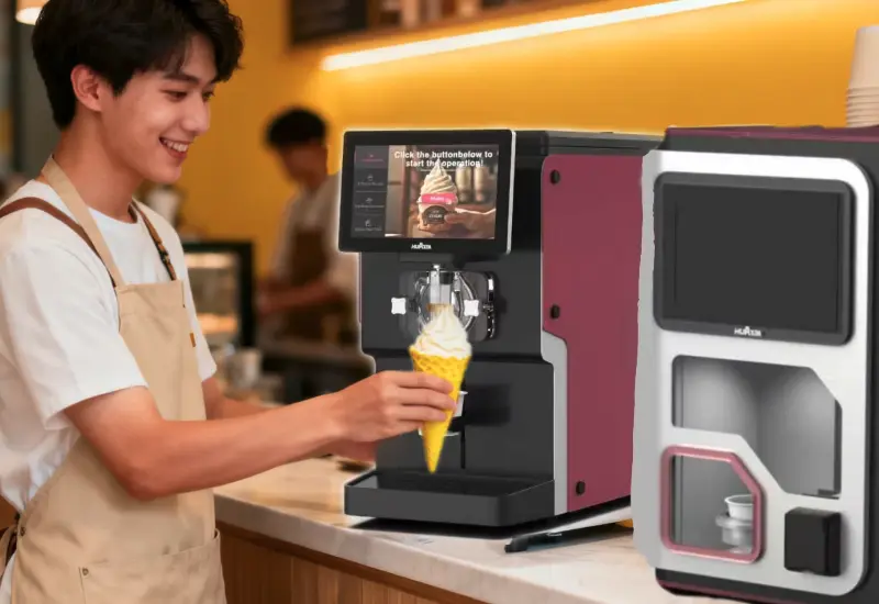 Selezione, funzionamento a basso costo e preparazione stagionale di macchine per il gelato per le piccole imprese