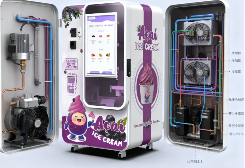 Gelato vending machine: Single vs Dual Compressor recensione