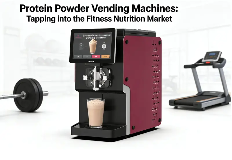 Macchine distribuitive di proteine in polvere: attingendo al mercato della nutrizione fitness
