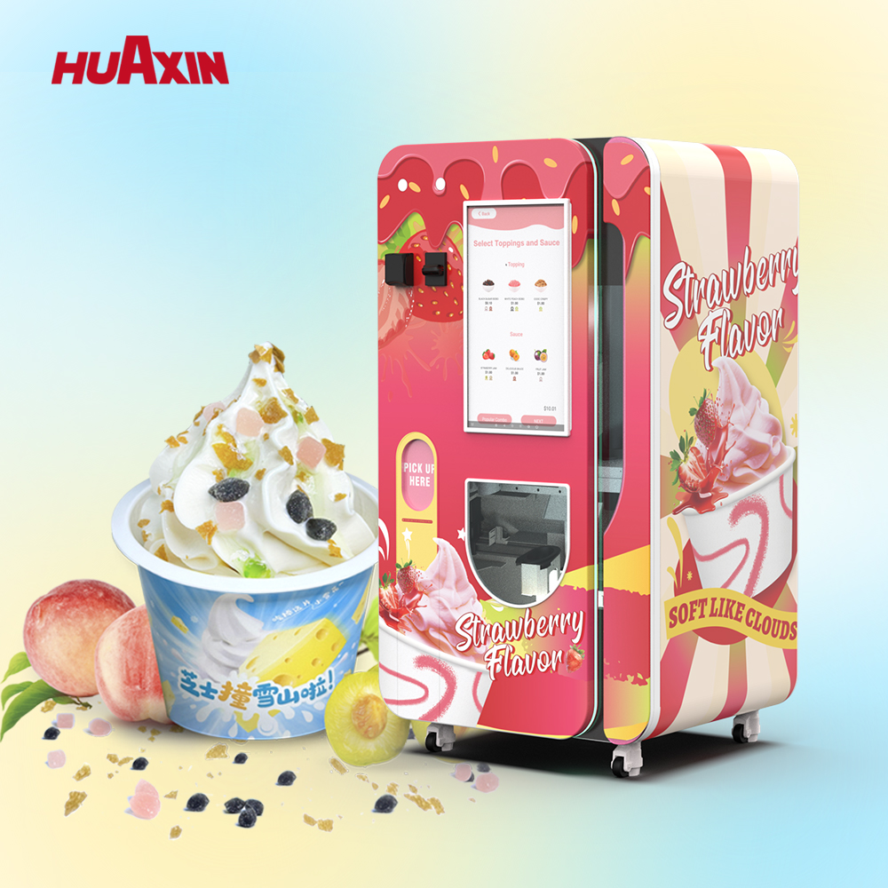 Automatico venditore di gelati con monitoraggio remoto