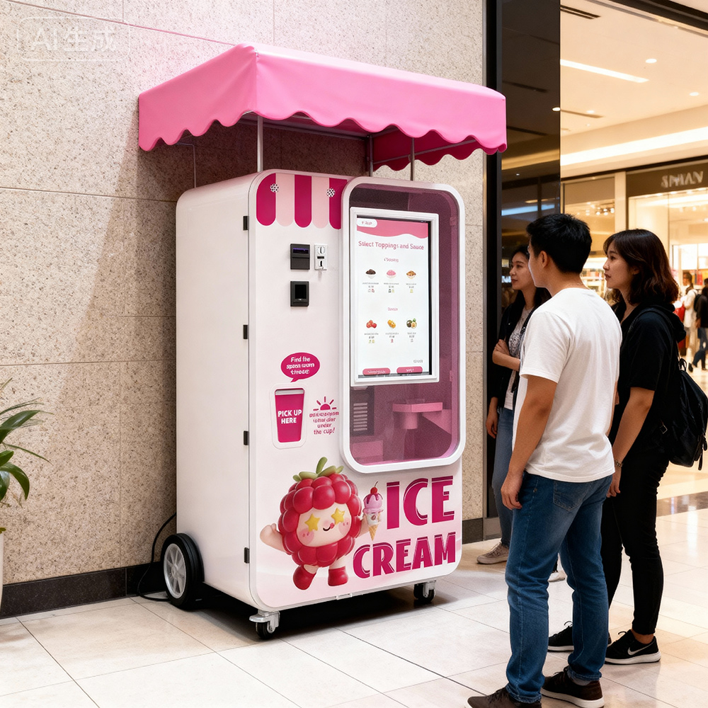 distributore automatico di gelato commerciale per rivenditori, distribuzione distribuzione distribuzione soft serve dist