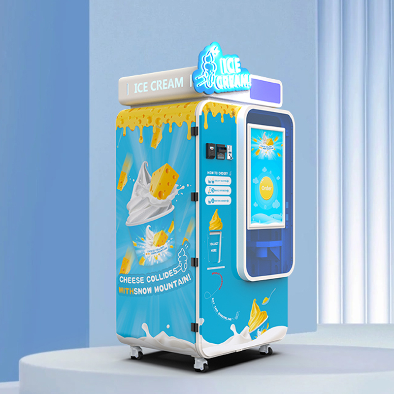 Commerciale automatico gelato vending machine| Auto-pulizia e controllo remoto per il massimo profitto