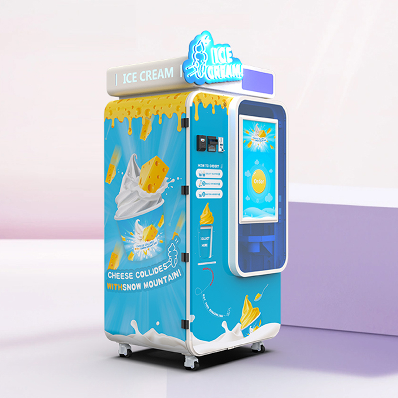 Smart Commercial Ice Cream Vending Machine| Operatività 24 / 7 senza supervisione e alto ROI