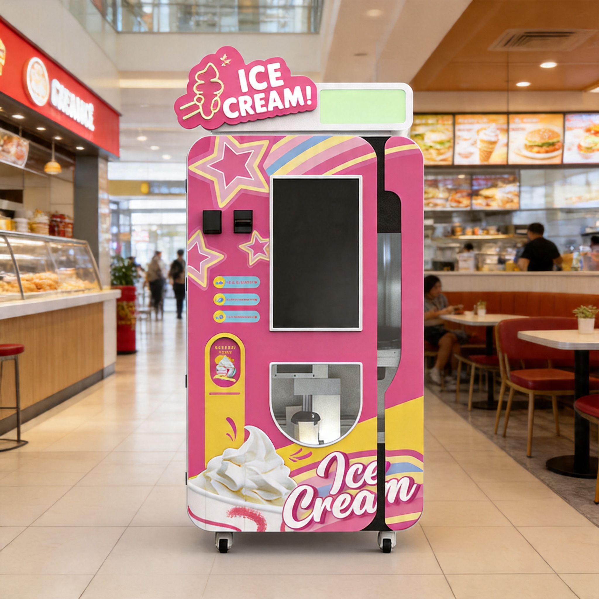 Automatico venditore automatico di gelati Soft Serve: il futuro della vendita al dettaglio senza equipaggio