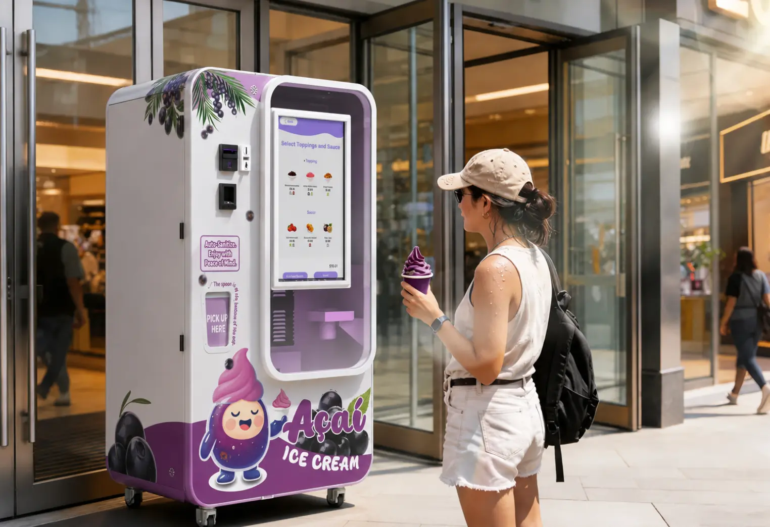 Come gestire un distributore automatico di gelato nel sud-est asiatico e in Medio Oriente' Il clima caldo