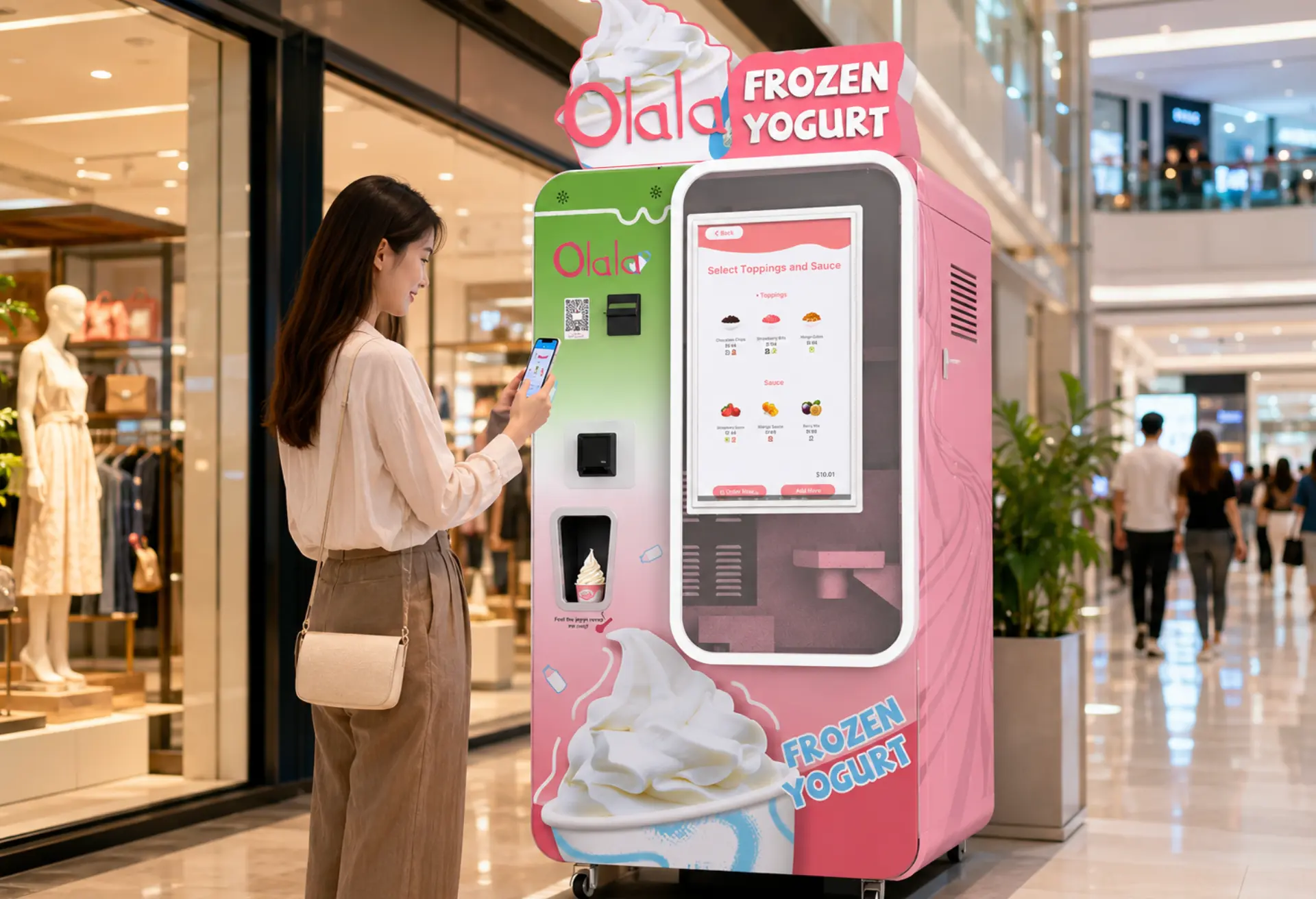 Automatici venditori di gelati: un modello di crescita scalabile per i marchi di catena