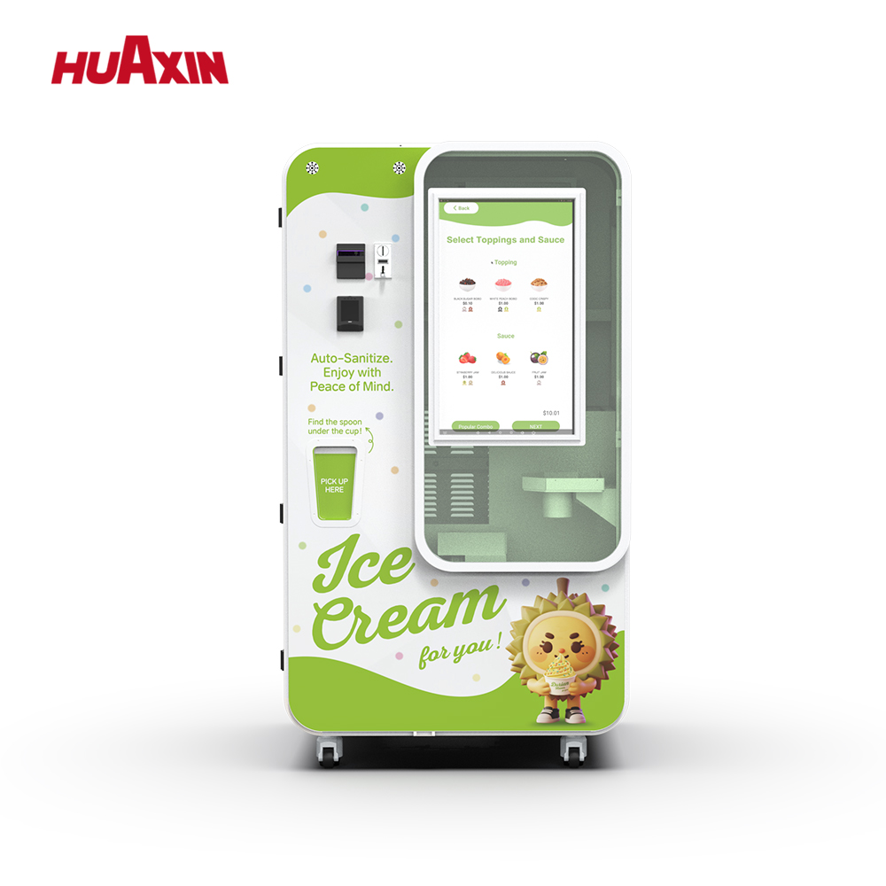 Soluzione di distribuzione di distributori automatici per gelati della serie Max per rivenditori e operatori B2B europei