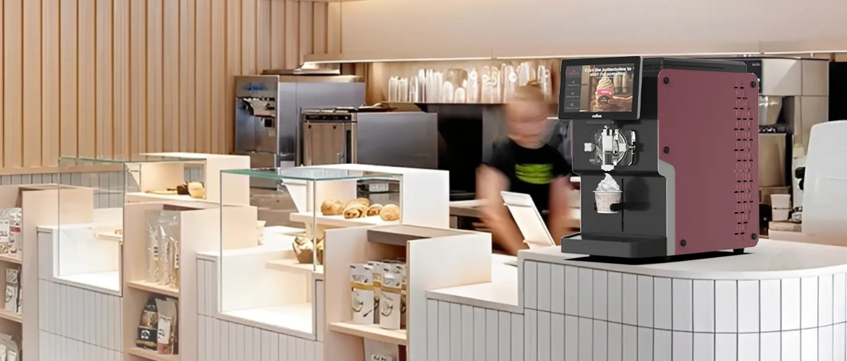 scenario d’uso in una caffetteria