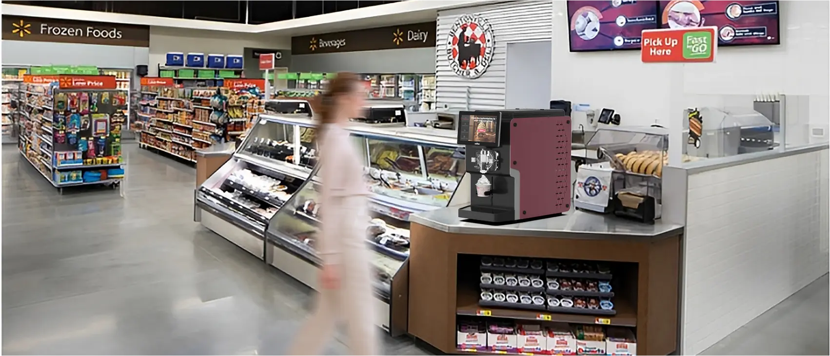 scenario d’uso in un supermercato
