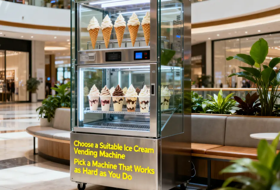 Macchina vending per gelato