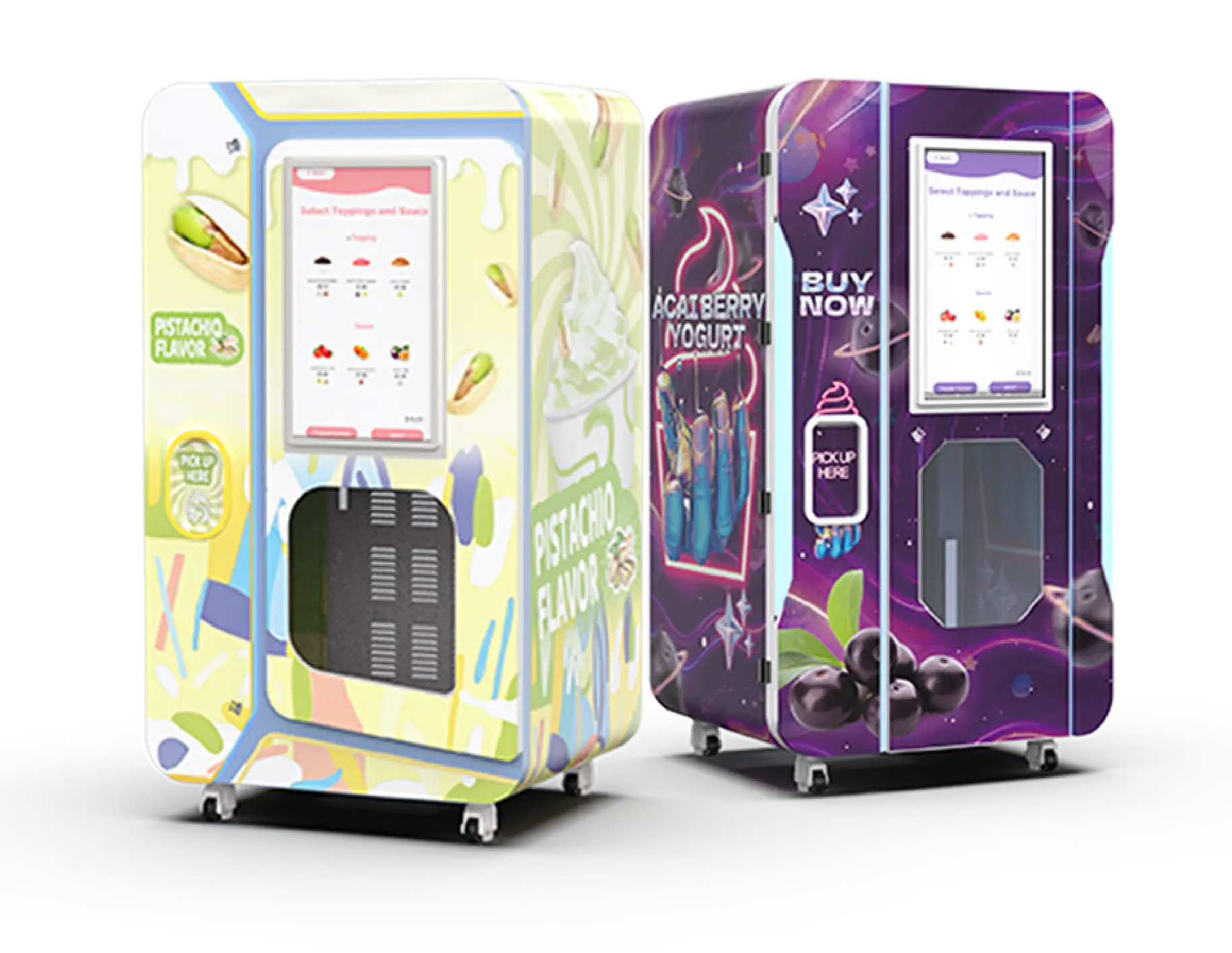 Distributori automatici di gelato Huaxin B86 e B85