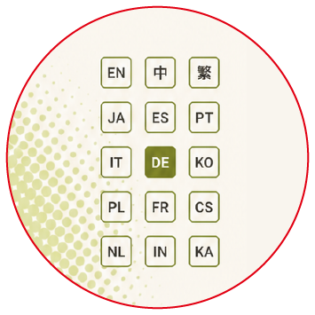 Personalizzazione B85 - Localizzazione linguistica