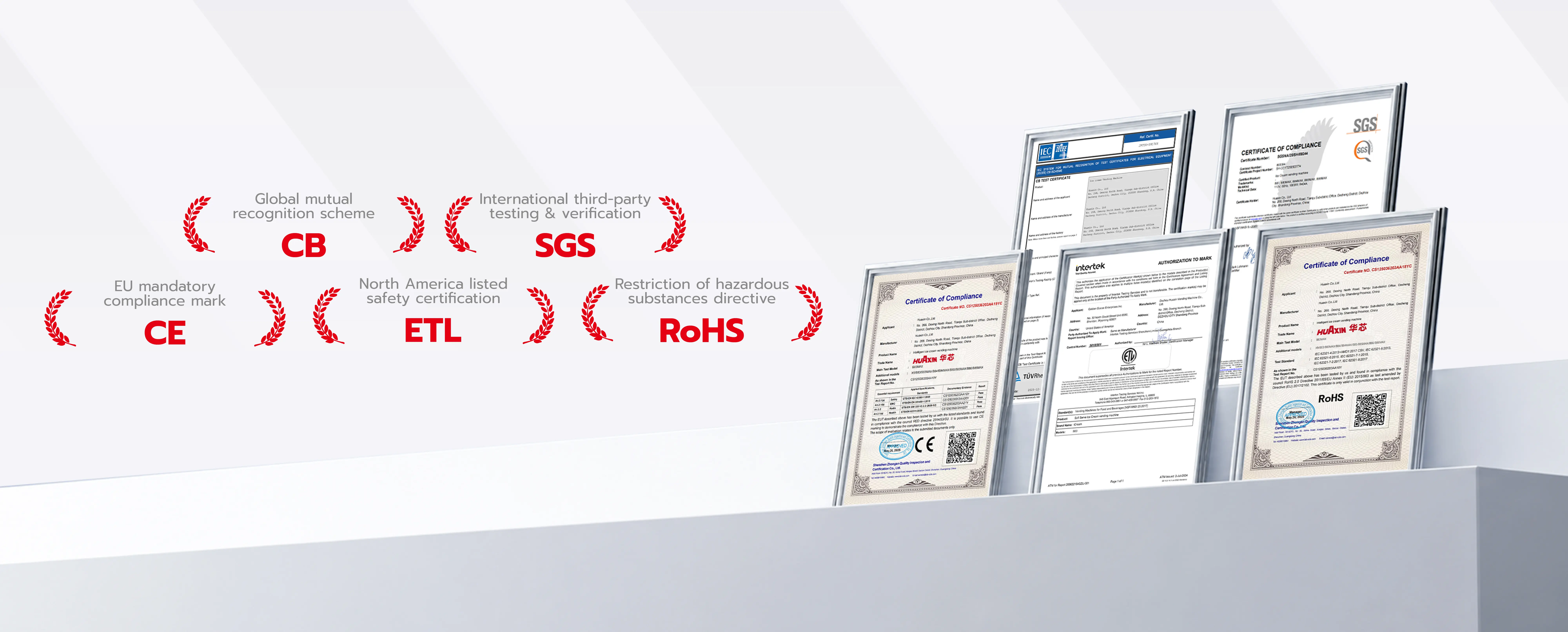 Certificazioni e conformità