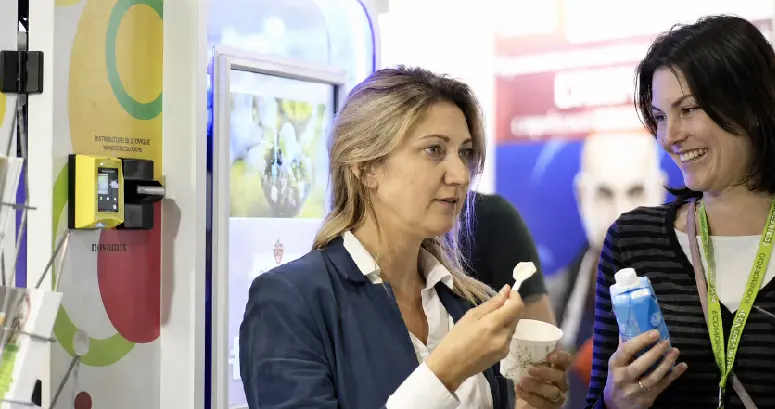 Scenario di posizionamento per distributore di gelato