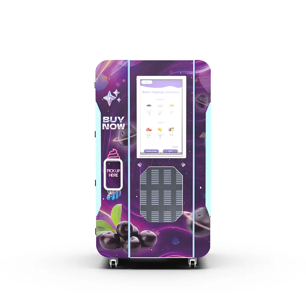 HUAXIN Commercial Intelligent Ice Cream Vending Machine Robot - 15s Servendo veloce e profitto elevato