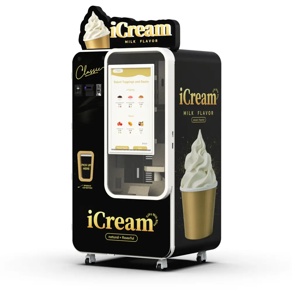 Progetto innovativo Monete gelato macchina in vendita - 15s automatizzato di servire