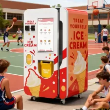 Macchina vending di gelato commerciale con sistema di consegna di ascensore| Dispensazione 15 secondi| Monitoraggio remoto