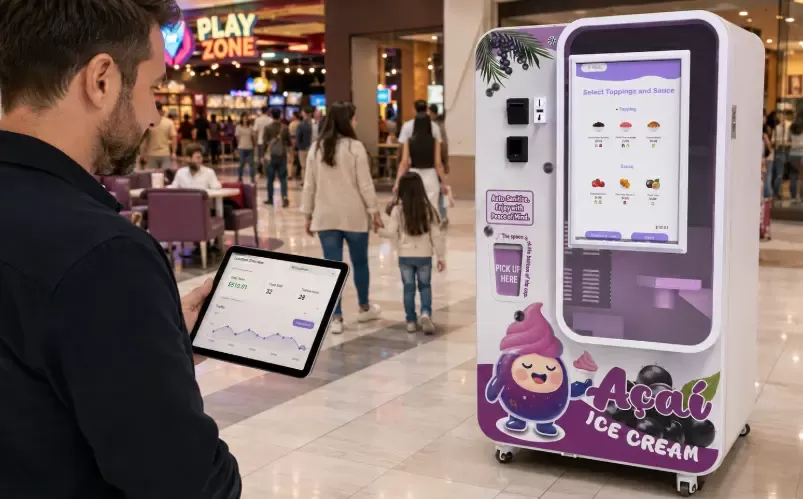 Gelato vending machine business: un modo pratico per testare il dessert al dettaglio senza aprire un negozio