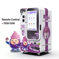NSF & CE Certificato Gelato vending machine| Capacità 20L, auto-pulizia 24 / 7