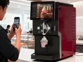 Come una macchina automatica per il gelato ti aiuta ad attirare più clienti e aumentare le vendite