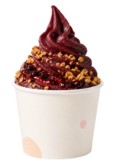 Dessert gelato in stile açaí
