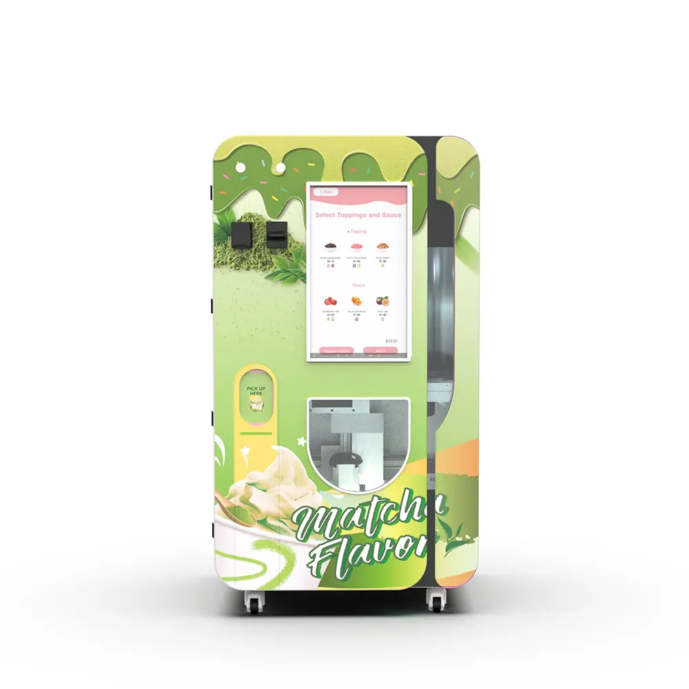 Distributore di yogurt gelato per campus universitari
