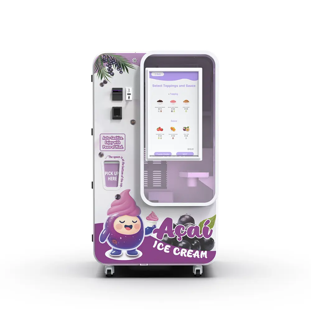 Distributore specialty di gelato per attrazioni turistiche