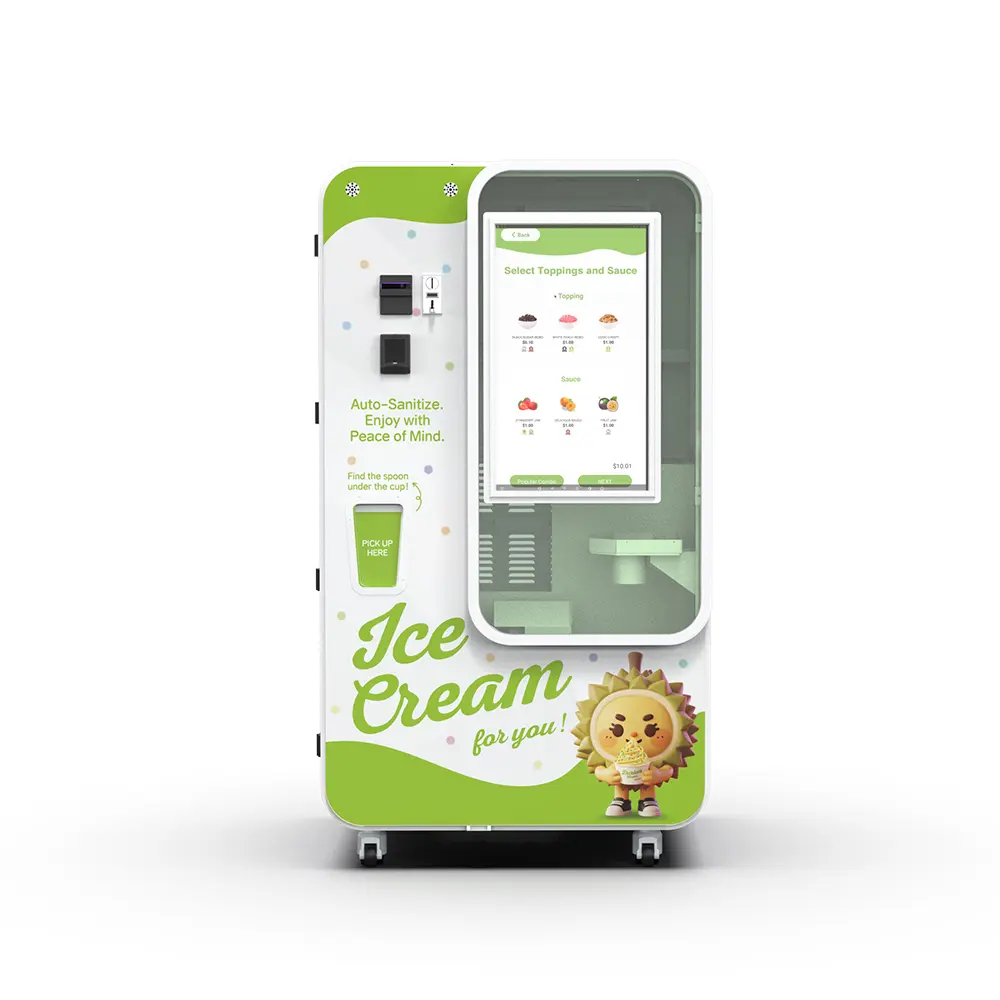 Distributore soft serve fotogenico per attrazioni familiari
