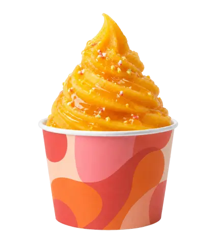 Sorbetto al mango dal gusto tropicale